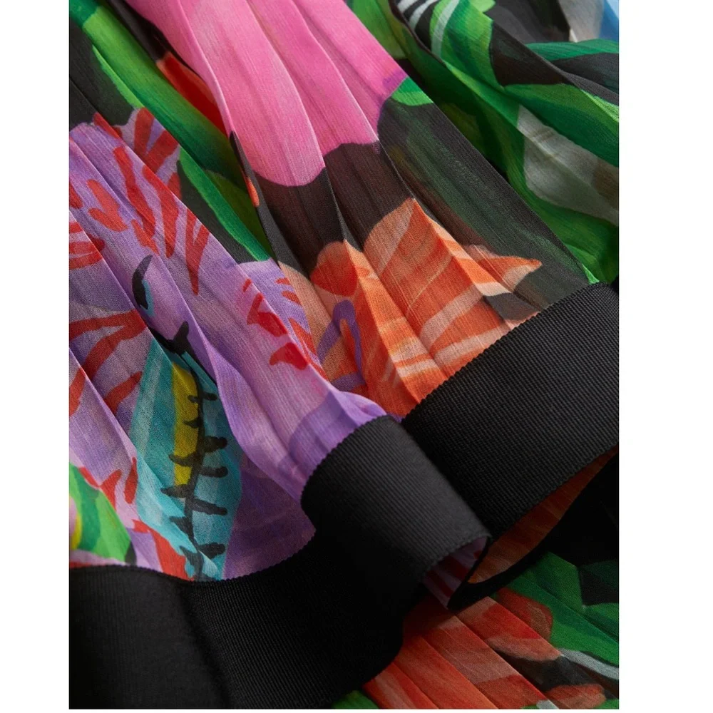 Iris Apfel X H&M Multicolored Ruffle Maxi Skirt - Picture 15 of 16